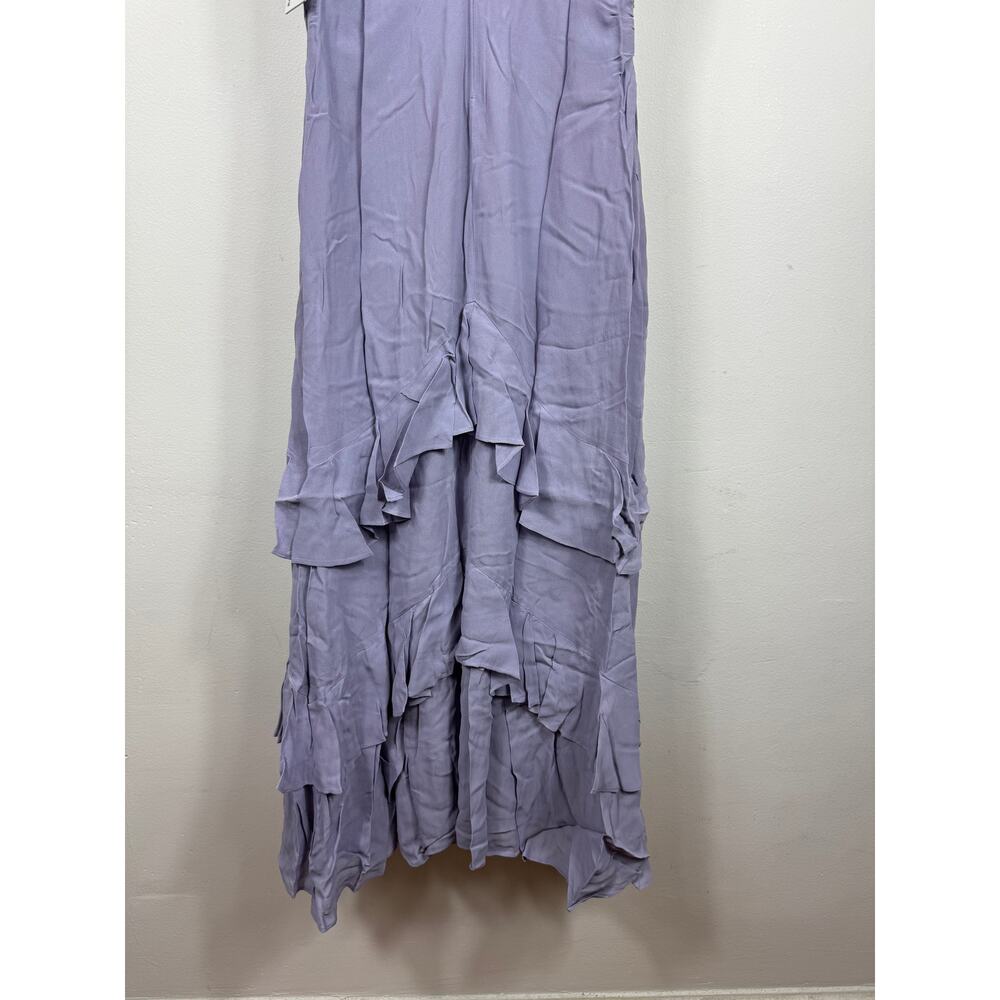 Reformation Lavender Tiered Ruffle Midi Dress - Picture 10 of 12